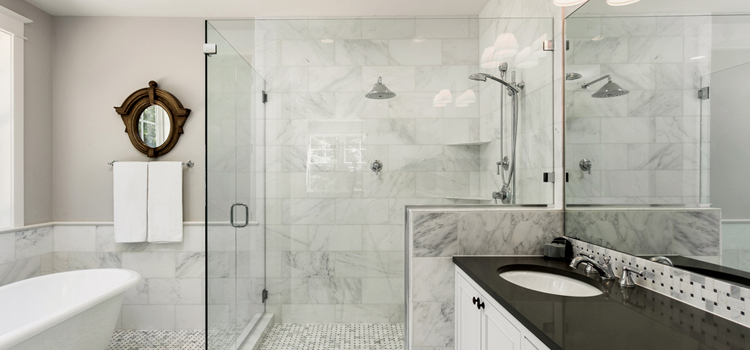 bathroom shower door installation in Perris